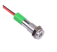 Q6F3CXXG02 Verde Spia LED Pannello 6mm 2.1VDC APEM