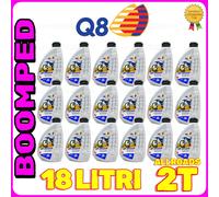 Q8 ALLROADS 2T OLIO MISCELA MOTO SCOOTER QUAD MIX 18 LT API TC++ JASO FD 18QE01