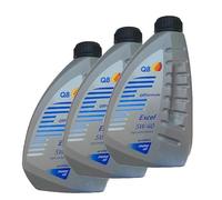Q8 Formula Excel Plus 5W-40 3 lt Olio sintetico per motori di autovetture conforme alle specifiche ACEA A3/B4
