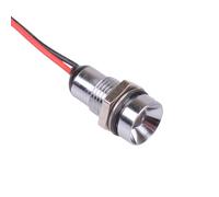 Q8R5CXXSR06E Super Rosso Brillante Incassato 8mm 6VDC LED Panel Indicatore IP67