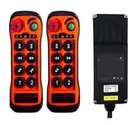 QA800 AC/DC 10-24V 36-480V Telecomando industriale wireless Interruttore Paranco Radiocomando Gru Trasmettitore Ricevitore1(2T 1R,AC DC 12-24V)