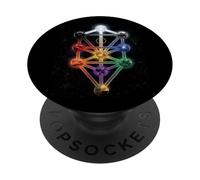 Qabalah Tree Sephiroth Queen Scale Geometria Sacra Ermetica PopSockets PopGrip Adesivo