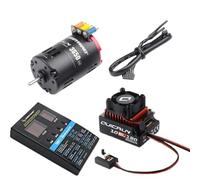 QAbvfMqhn Quicrun 3650 G2 Motore Senza spazzole Senza Senso 6. 5T 8. 5T 10. 5t 13. 5t 17. 5t 21. 5t 25. 5T con ESC 60A o 120A Compatibile per 1 10 Scala RC Racing Car(120A - 6.5T 1set)