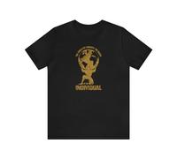 QACDUDNU Ayn Rand Libertarian T-Shirt - The Smallest Minority Individualism Objectivism Black XL