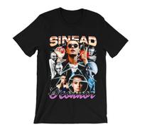 QACDUDNU Sinead O'Connor T-Shirt Sinead O Connor Shirt Black L