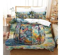 QADDKRTEV Stampa 3D Drum Set Di Biancheria Da Letto 3 Pezzi Copripiumino Con Chiusura A Cerniera Per Ragazzi E Ragazze,coppie,camera Da Letto,decorazione Single（140x200cm）