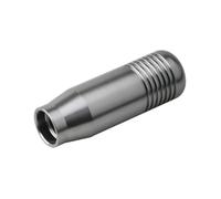 QADFTGY Cambio Automatico Pomello del Cambio Universale per Auto, Leva del Cambio Estesa da 8,5 Cm, Leva del Cambio Manuale con Adattatori (8mm, 10mm, 12mm)(Silver)