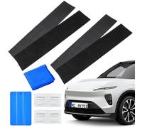 Qaestuan 2 Pz Porta Targa Auto Senza Cornice, Supporti per Targhe Auto, Portatarga Posteriore Senza Viti, Portatarga Universale, Resistente Alle Intemperie, Invisibile, per Tutte Le automobile, Moto