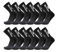 Qaestuan 6 Paia Calzini Calcio, Traspiranti Calzini Antiscivolo Calze Calcio Antiscivolo, Calzinis Sportivi per Uomo e Donna, Traspiranti Calzinis Antiscivolo, per Calcio da Basket, Running (Nero)