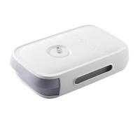 Qaestuan Porta Uova da Frigo, Portauova Frigorifero a Cassetto Plastica con Data, Contenitore per Uova da Frigorifero Scatola Portauova per Frigorifero, per Conservare 21 Uova, Bianco