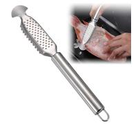 Qaestuan Squamatore Pesce, Squamatore for Pesce in Acciaio Inossidabile, Raschietto Pesce Pulizia Pesce, Raschietto Pesce Pulizia Pesce, per Squame di Pesce più Veloci e Facili Rimuovere