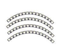 Qalvona 60 Bits Anello LED Full Color, Modulo Lampada RGB con Chip SK6812 Indirizzabile, Alimentazione 5V - Design Collegabile, Integrazione Facile per Progetti DIY e Illuminazione