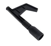 Qalvona Gancio Barca in Nylon, Accessori Nautici per Ormeggio, Nero, 20,8 cm - Design a Vite, Materiale Resistente all’Usura, Ideale per Vela e Barca