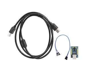 Qalvona Modulo Porta Seriale FT232RL, Convertitore USB a TTL 3.3-5V, Compatibile con XP / 7/8 / 10 - Protezione Sovracorrente, Selezione Alimentazione Flessibile, Uso Elettro