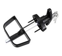 QANVEE Shed Door Latch T-Handle Lock Kit with 4 Keys Storage Barn Shed