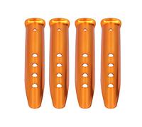 QANYEGN 4PCS Tent Peg Stakes, Heavy Duty Tent Spikes, Aluminium Alloy Canopy Nail for Outdoor Courtyard Camping Supplies