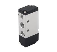 QANYEGN 5 Way Pneumatic 2 Position, Pneumatic Control Valve, Air Valve Aluminum Alloy Mechanical Accessory (4A210-08 G1/4”)