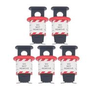 QANYEGN 5PCS Miniature Breaker Lock Pin Out, Circuit Breaker Lockout Device, Industrial Electrical Equipment Shutdown Locks for Electrical Lockout