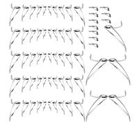 QANYEGN 65 Pezzi Kit Anelli Guida per Canna da Pesca, Anelli Guida a Doppio Piede, Guide da Pesca in Ceramica Squillo per la Pesca in Acqua Salata e d'Acqua Dolce