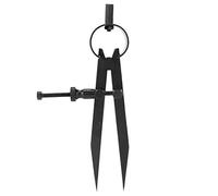 QANYEGN Bussola da Disegno, Divisore a Punta Fine, Gambe Affusolate Quadrate per Gioielli per Contrassegnare Centri di Localizzazione E Cerchi di Disegno(Trumpet)