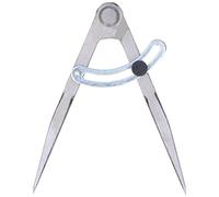 QANYEGN Calibri divisori ad ala, bussola per la lavorazione del legno con ala, strumento per tracciare l'angolo regolabile in acciaio al carbonio per la lavorazione del legno (126 mm)