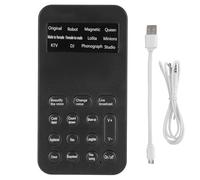 QANYEGN Cambia suono da maschio a femmina, Cambia voce per microfono, Mini scheda audio per giochi per computer con trasmissione in diretta