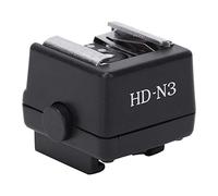 QANYEGN Camera Hot Shoe Bracket, PC Flash Light Hot Shoe Mounting Adapter, Hot Shoe Mount Adapter for Camera, Monitor, Flash Accessories