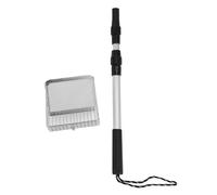 QANYEGN Chicken Poop Scooper, Stainless Steel Stretchable Long Handle Sifting Shovel, Extendable Cat Litter Scoop Cat Chicken Coop Accessories