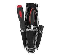 QANYEGN Electrician Tool Bag, Hardware Tool Storage Belt Bag, Waist Pocket Pouch Belt Storage Holder Black for Construction, Maintenance, DIY Tools