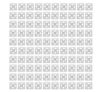 QANYEGN Etichette UHF 100 pezzi, etichetta di identificazione elettronica 860 a 960 MHz, etichetta adesiva UHF adesiva in foglio di rame per la gestione delle risorse di maga