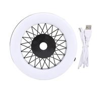 QANYEGN Hookah Led Rings Light, 16 Colors Hookah Round Lamp, Multicolor Lighting Lamp Panel with Remote Control for Any Hookah Setup