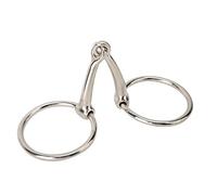 QANYEGN Iron Horse Snaffle Bit, Anelli Snaffle Bip, Bocca a cavità Sciolta o Anelli Bit per Il Cavallo per Vari Prodotti equestri