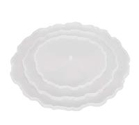 QANYEGN Irregular Fruit Tray Silicone Mold, Tea Tray Silicone Mold, Three Layer Trays Molded for Candy Fruit Display and Baking Enthusiasts