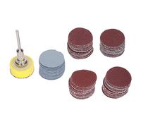 QANYEGN Kit de disques de ponçage de 100 pcs, disque à changement rapide, alumine en acier inoxydable et disque de changement rapide pour plastique métallique