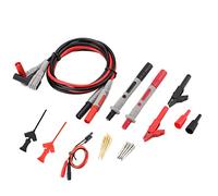 QANYEGN P1300C Multimeter Test Leads Kit, Electronic Digital Multimeter Test Leads with Alligator Clips Replaceable Probe Tips Set