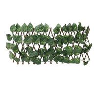 QANYEGN Siepi artificiali Privacy recinzione Schermo della parete, pannelli in bosso topiaria pianta di copertura, pannelli di cuscinetto artificiale per giardino (EpiPremnum aureum foglie)