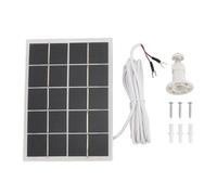 QANYEGN Solar Panel, Wall Mounted Monocrystalline Silicon Solar Panel, Solar Panel Charger with Bracket for Video Doorbell 4 3 Plus 2 (White)