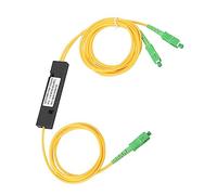 QANYEGN Splitter in Fibra Ottica Monomodale, Cavo Internet in Fibra Ottica SC APC 1X2 PLC, Adatto per Un Efficiente System di Comunicazione in Fibra Ottica