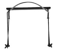 QANYEGN Stand da armonica a 24 buche, staffa del collo regolabile, supporto di armonica professionale, accessori per strumenti a musicale (24 holes black)