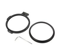 QANYEGN Suporte do filtro de lente, anéis de adaptador de lentes de vários tamanhos, lente de lentes de liga de alumínio Rings de filtro para lentes de grande angular, lentes primá (77 mm)