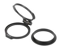 QANYEGN Suporte do filtro de lente, anéis de adaptador de lentes de vários tamanhos, lente de lentes de liga de alumínio Rings de filtro para lentes de grande angular, lentes primá (49 mm)