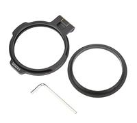 QANYEGN Suporte do filtro de lente, anéis de adaptador de lentes de vários tamanhos, lente de lentes de liga de alumínio Rings de filtro para lentes de grande angular, lentes primá (58 mm)