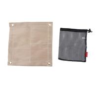 QANYEGN Tappetino a Prova di Incendio, Pad di Protezione del Patio del Ponte, tappetini per Buchi per Il Fuoco del Patio in Fibra di Vetro per Patio di falò Esterno Barbecue da Cam (Mini)