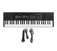 QANYEGN Tastiera di Pianoforte a 54 Tasti, Pianoforte Elettronico Portatile, Pianoforte Digitale, Microfono E Funzione di Registrazione BF 5438 per Insegnamento Principiante