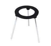 QANYEGN Tripode di fuoco aperto, supporto per bruciatore lampada bunsen, supporto per supporto treppiede in ghisa per esperimento chimico