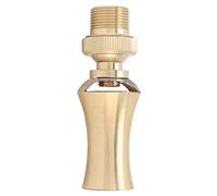 QANYEGN Ugello per Fontana in Ottone, Testa per Fontana a Colonna Regolabile, irrigatore per laghetto Regolabile per laghetto da Giardino, Parco divertimenti (6 Minuti Denti Interni ed Esterni da 25