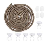 QANYEGN Viti di rettili, escursioni flessibili giungle lunghe viti, vite artificiali da 9,84 piedi di rattan per arrampicata, camaleonte, lucertole, geco (small)