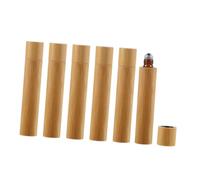 QAONEAY Bottiglie con sfera a rulli da 6 pezzi riutilizzabili for applicatori di olio essenziale for il sottoimballaggio profumo for aromaterapia viaggio e cura della pelle