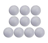 Qaonsciug 10Pcs Lunga Durata Limitata Pratica di Volo Palla Da Golf Per Cortile Sensazione Realistica PU Pratica Schiume Formazione di Volo Palla da Golf