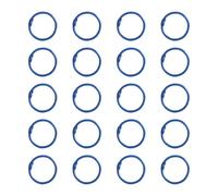 Qaonsciug 20 anelli per rilegatura, 25 mm, in metallo, per una gestione efficiente dei documenti e progetti artigianali